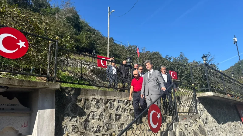 Görele Kaymakamı İbrahim Civelek'ten Şehit Kabirlerine Ziyaret