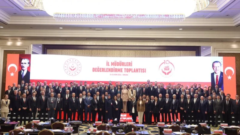Gümüşhane Aile ve Sosyal Hizmetler İl Müdürlüğü Ankara'daki Değerlendirme Toplantısına Katıldı