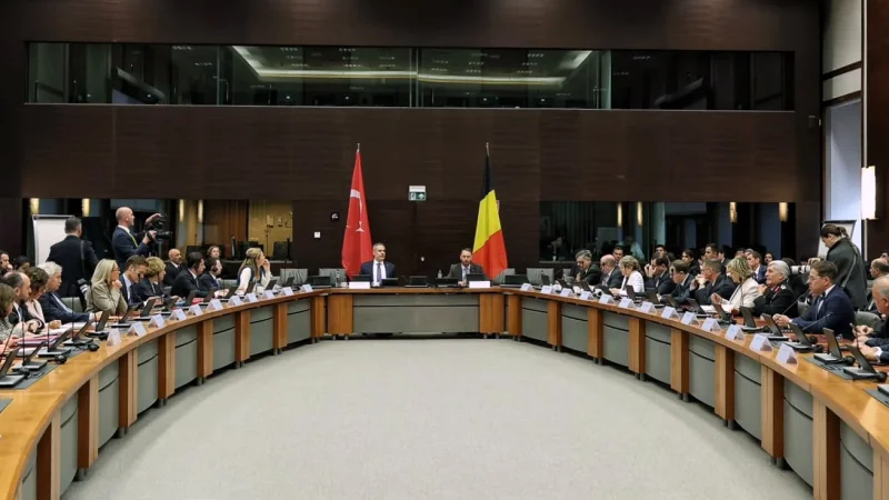 İçişleri Bakanı Çiftçi'den Brüksel'de Düzensiz Göçle Mücadele Mesajı