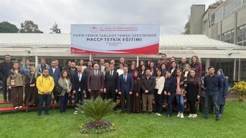 İstanbul'da Gıda Güvenliği İçin HACCP Tetkik Eğitimi Düzenlendi