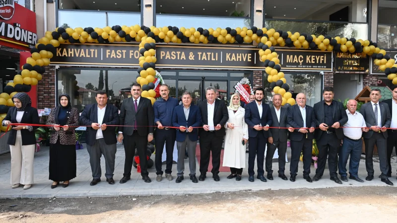 Kahramanmaraş Türkoğlu'nda Rota Cafe Hizmete Açıldı