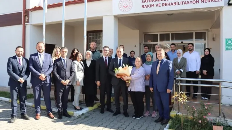 Karabük Valisi Oktay Çağatay'dan Safranbolu Engelsiz Yaşam Merkezi'ne İnceleme