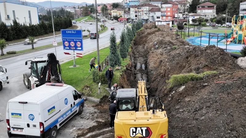 Karadeniz Ereğli'de Su Baskınlarına Karşı Altyapı Önlemi