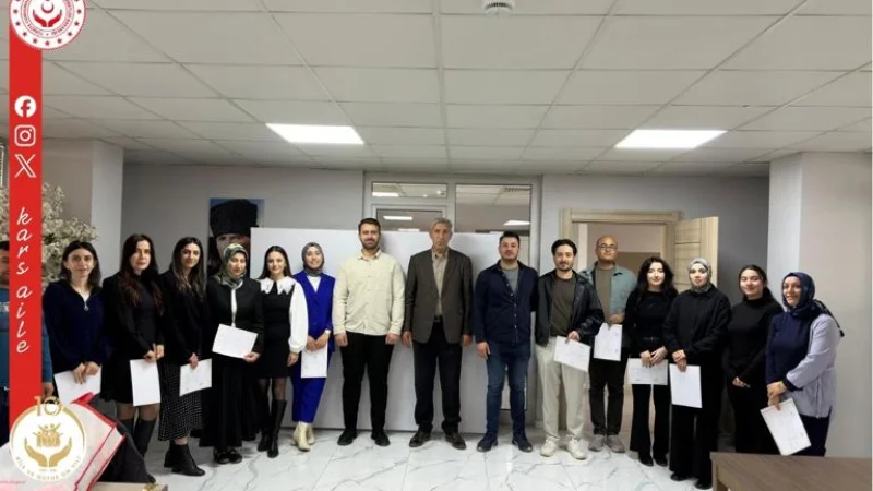 Kars'ta Danışmanlık Tedbiri Yaygınlaştırma Eğitimi Tamamlandı