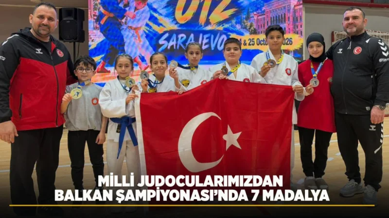 Konya Büyükşehir Belediyesporlu Judoculardan Balkan Şampiyonası'nda 7 Madalya