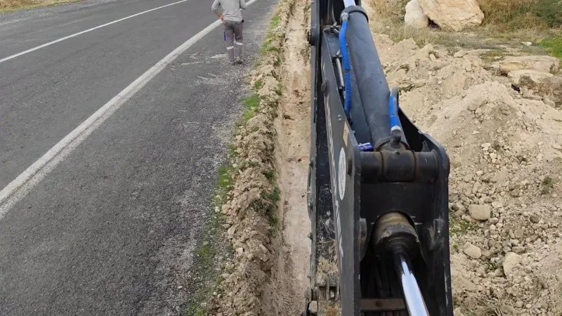 Mardin Savur'da Kültür Yolu Projesi İçin Altyapı Çalışmaları Sürüyor