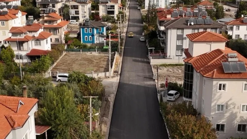 Muğla'nın Dalaman İlçesinde Yol ve Altyapı Çalışmaları Sürüyor