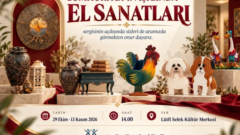Nazilli'de Cumhuriyet'in Işığında El Sanatları Sergisi Kapılarını Açıyor