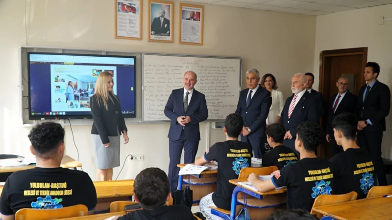 Osmaniye Valisi Serdengeçti'den Mesleki Eğitim Merkezine İnceleme