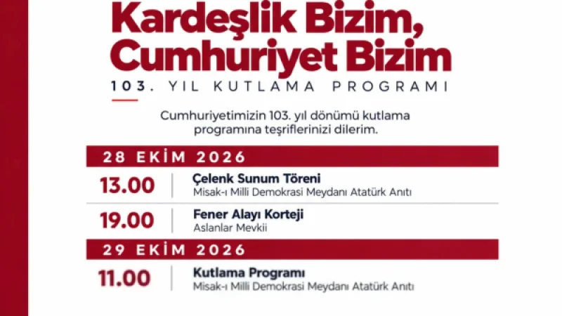 Safranbolu'da 29 Ekim Cumhuriyet Bayramı Kutlama Programı Belli Oldu