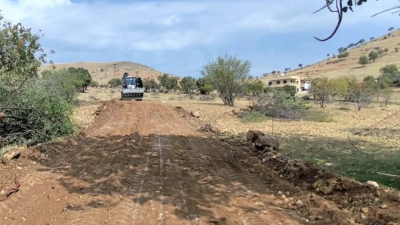 Savur'da Yeni Yerleşim Alanları İçin Yol Açma Çalışmaları Başlatıldı