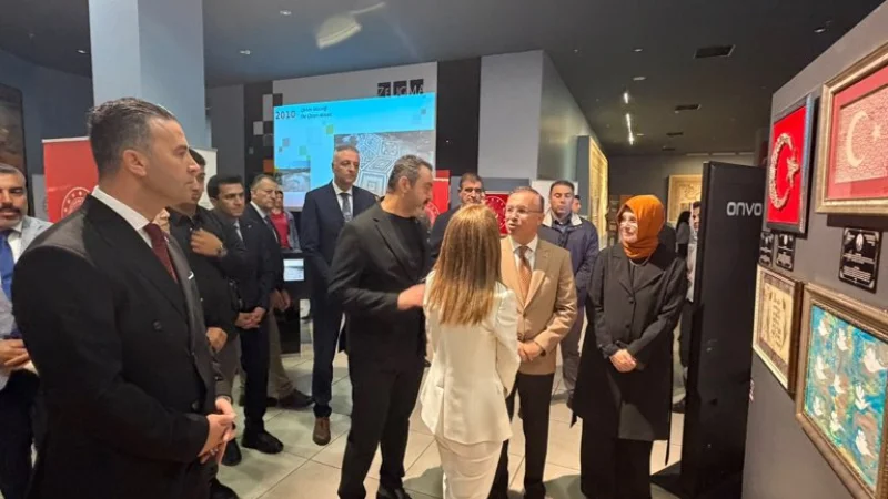 Şehit yakınları ve gazilerin eserleri Zeugma Müzesi'nde sergileniyor