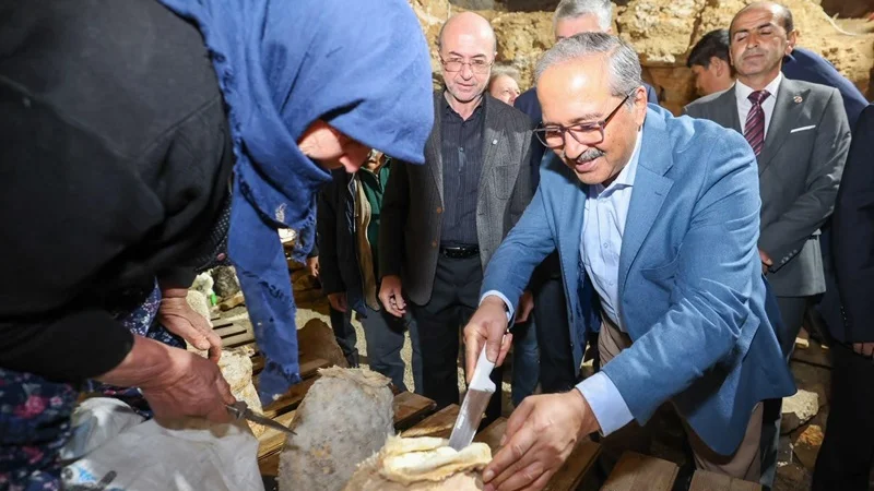 Selçuklu'da Geleneksel Peynir Hasadı Programı Düzenlendi
