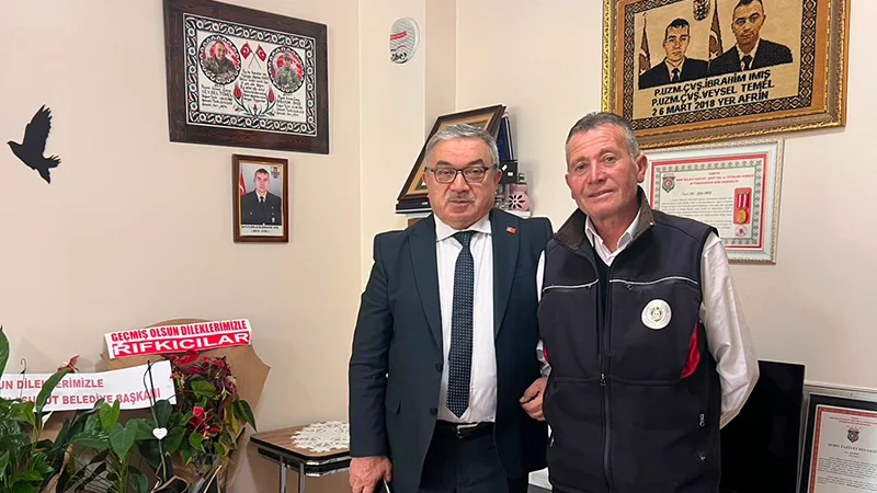 Şuhut Belediyesi'nden Şehit Babasına Geçmiş Olsun Ziyareti