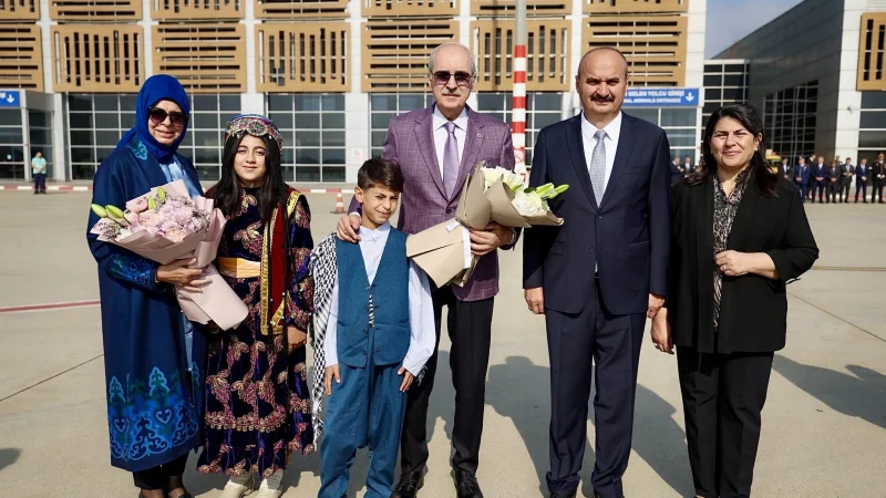 TBMM Başkanı Numan Kurtulmuş Çeşitli Temaslarda Bulunmak Üzere Batman'a Gitti