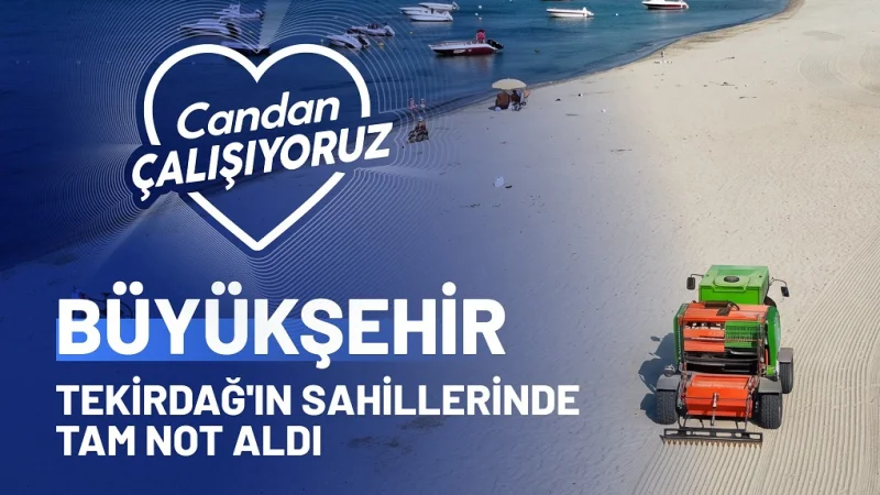 Tekirdağ Sahillerinde Yaz Sezonu: Binlerce Ton Atık Temizlendi, 32 Kişi Kurtarıldı