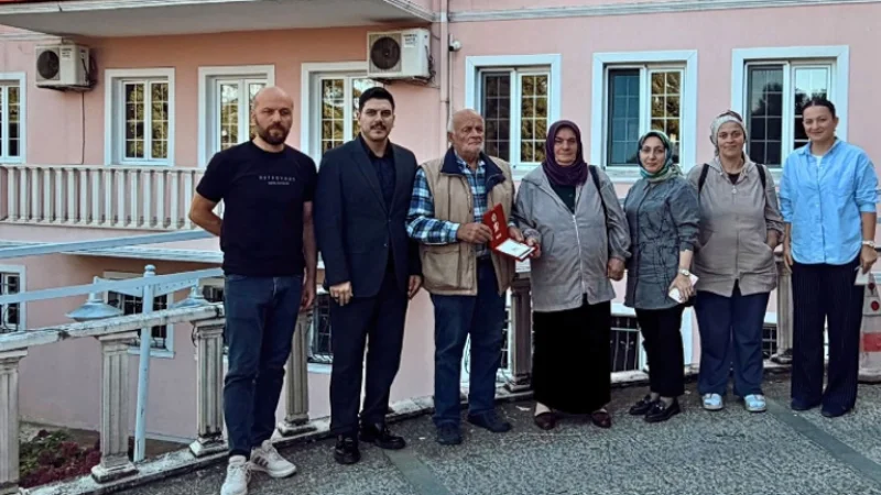 Trabzon'da Kıbrıs Gazisi Muzaffer Travacı'ya Milli Mücadele Madalyası