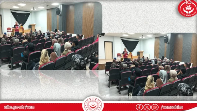 Van'da Aile Eğitim Programı ile toplumsal farkındalık çalışmaları sürüyor
