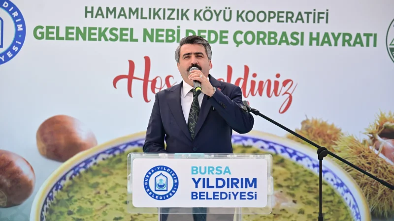 Yıldırım'da Asırlık Gelenek: Nebi Dede Çorbası Etkinliği Gerçekleştirildi