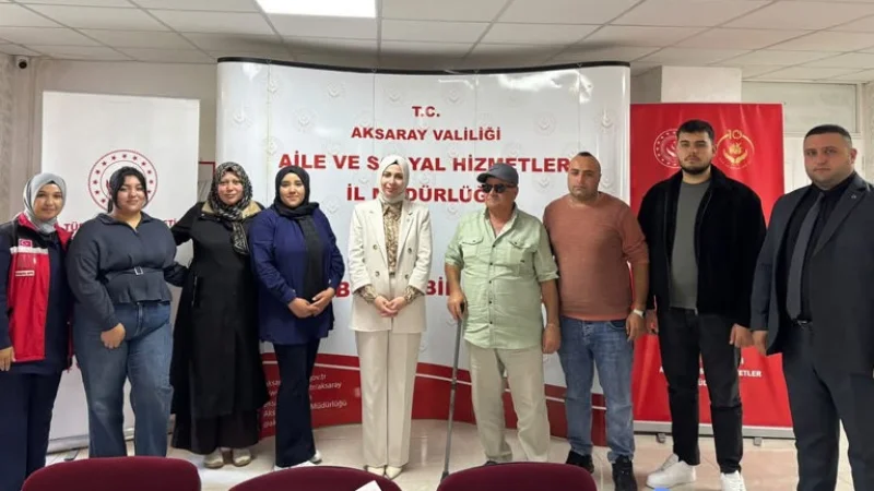 Aksaray'da Şehit Yakınları ve Gazilere Yönelik Oryantasyon Eğitimi