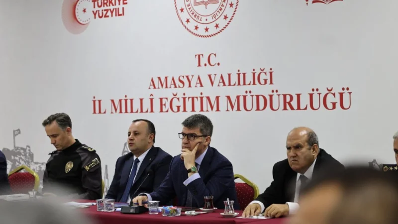 Amasya'da Eğitim Güvenliği Masaya Yatırıldı