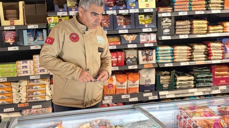 Ardahan'da Zincir Marketlere Kapsamlı Gıda Denetimi