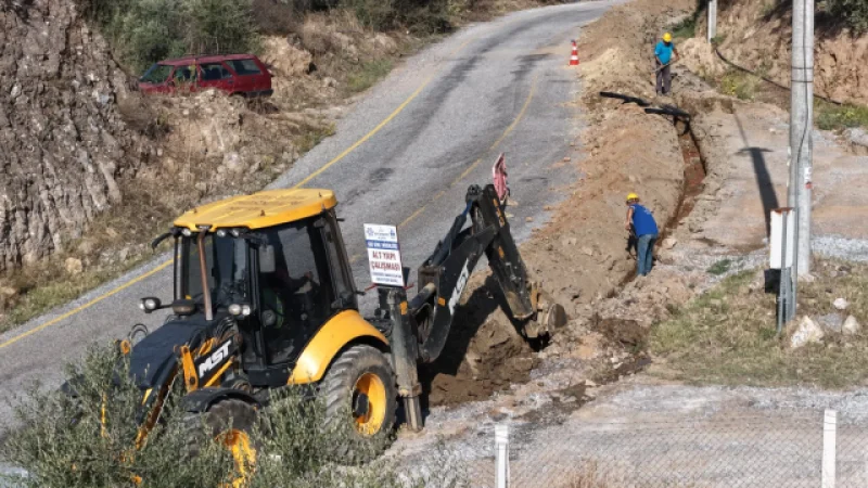 Aydın'da Altyapı Çalışmaları Sürüyor: Sultanhisar'da Kaynak Suyu Hatları Yenileniyor