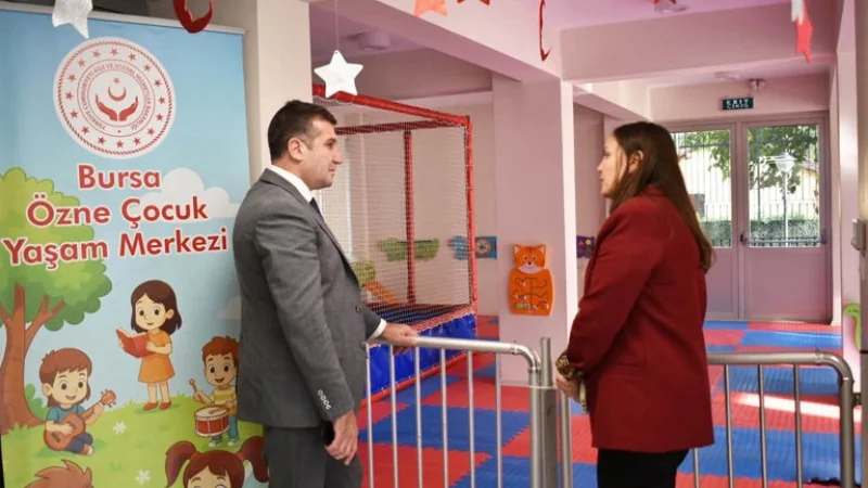 Bursa'da Özne Çocuk Yaşam Merkezi'ndeki faaliyetler mercek altına alındı