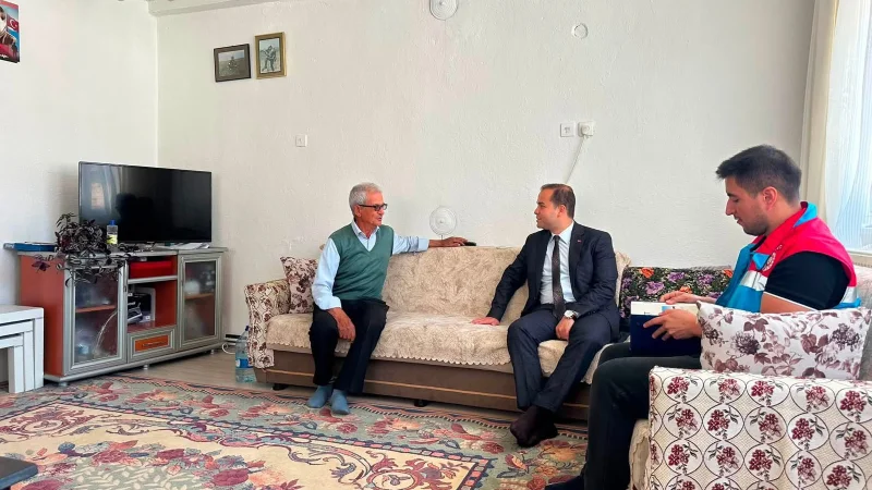 Doğanhisar Kaymakamı Muhammed Ali Yolal'dan Şehit Ailelerine Ziyaret