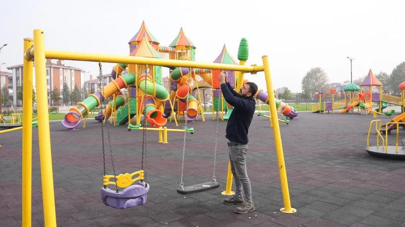 Düzce'de 23 Nisan Parkı Yenileniyor