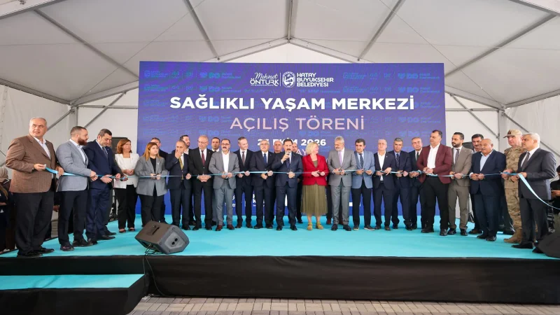 Hatay'da Uluslararası İş Birliğiyle Sağlıklı Yaşam Merkezi Açıldı