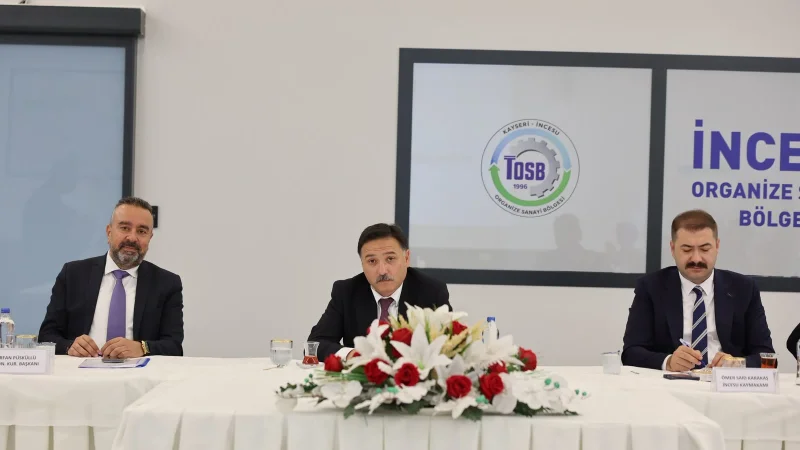 İncesu Organize Sanayi Bölgesi'nde Yönetim Kurulu Başkanı Değişti