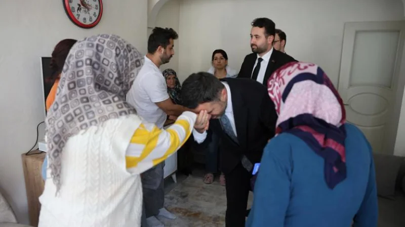 İstanbul Aile ve Sosyal Hizmetler İl Müdürü Ömer Turan'dan Taziye Ziyareti