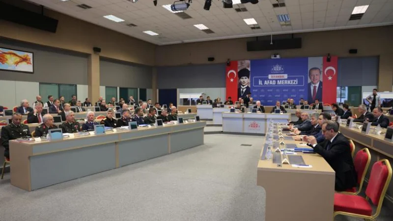 İstanbul'da Ulusal Düzey Afet Tatbikatı Hazırlıkları Masaya Yatırıldı