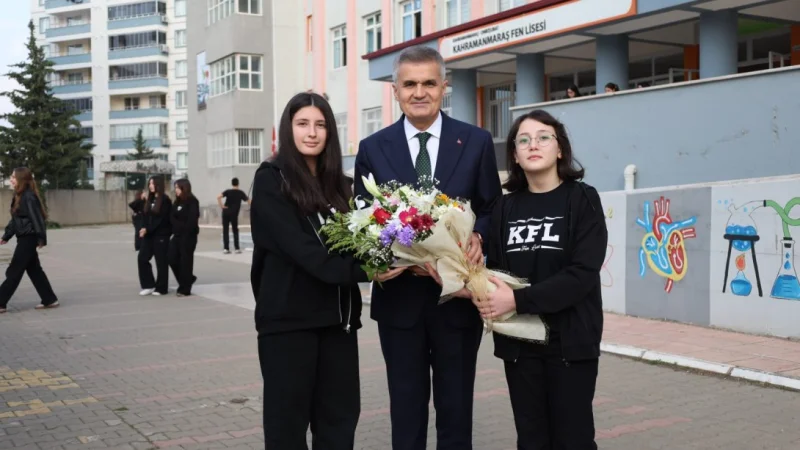 Kahramanmaraş İl Milli Eğitim Müdürü Turan Akpınar'dan Fen Lisesi'ne Ziyaret