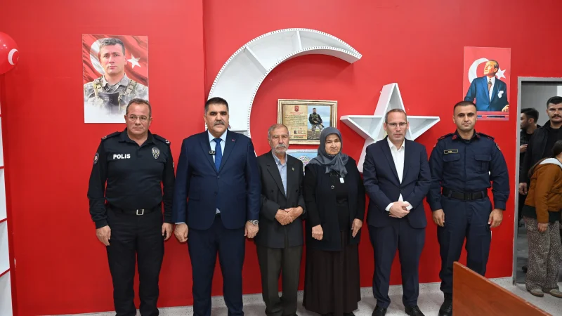 Kahramanmaraş Türkoğlu'nda Şehit Ramazan Demir'in Adı Kütüphanede Yaşatılacak