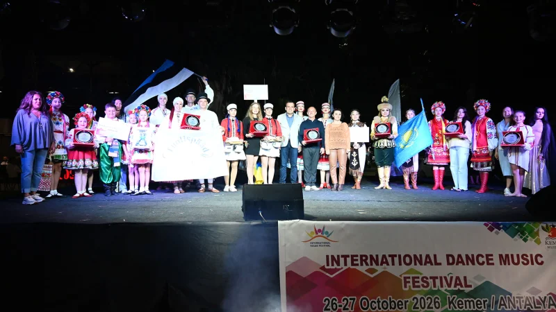 Kemer'de Uluslararası Dans ve Müzik Festivali Sona Erdi