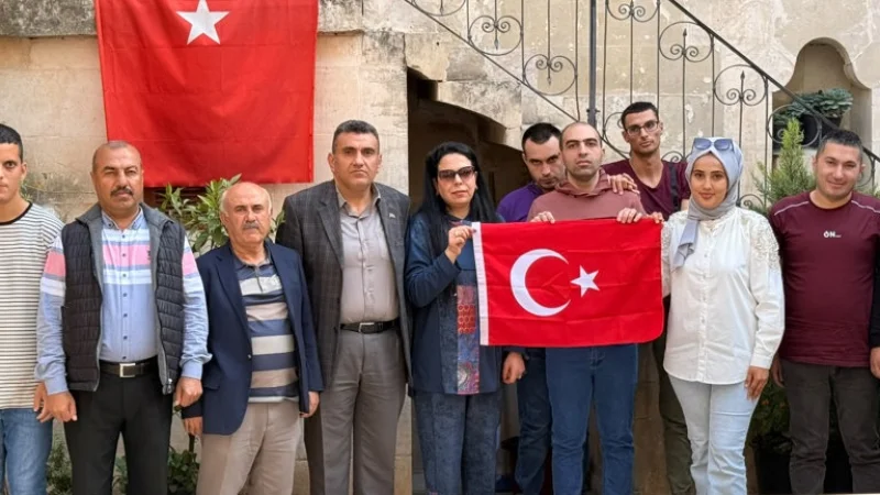 Kilis'te Engelsiz Yaşam Merkezi sakinlerinden şehit ve gazi ailelerine anlamlı ziyaret