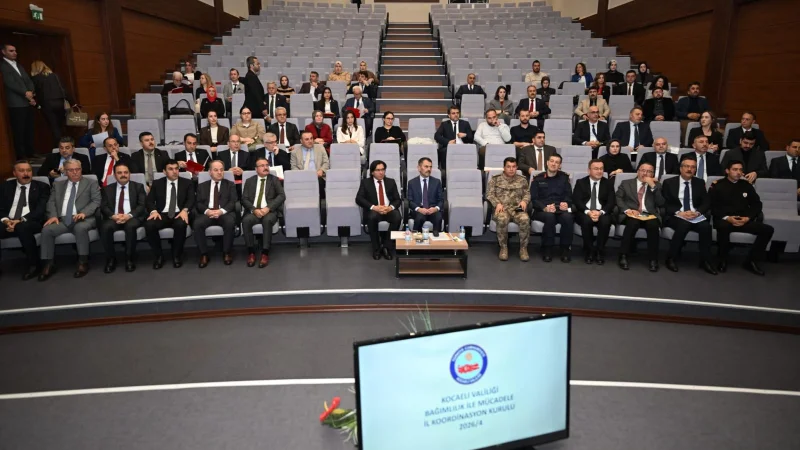 Kocaeli'de Bağımlılıkla Mücadele İçin Koordinasyon Toplantısı Düzenlendi