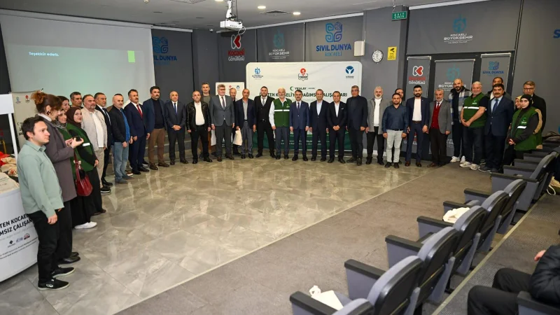 Kocaeli'de 'Yeşil Gönüllüler' projesi ile bağımlılıkla mücadelede yeni dönem