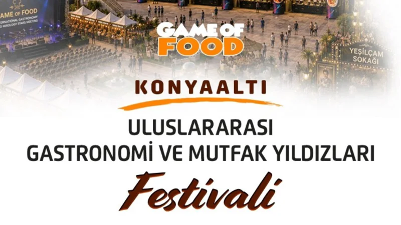 Konyaaltı'nda Uluslararası Gastronomi Festivali 29 Ekim'de Başlıyor