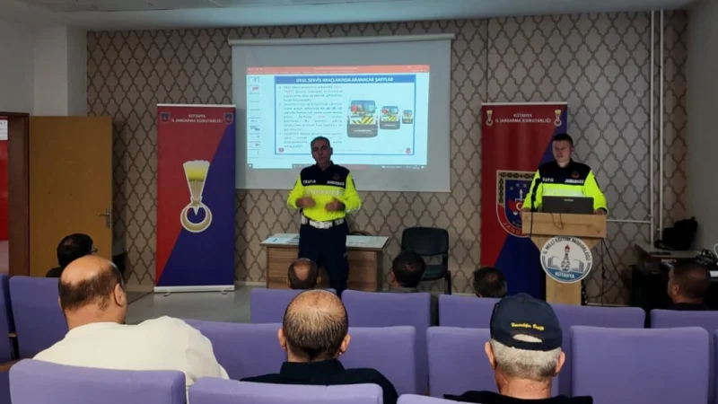 Kütahya'da Okul Servislerine Yönelik Güvenlik Denetimleri Sıkılaştırıldı