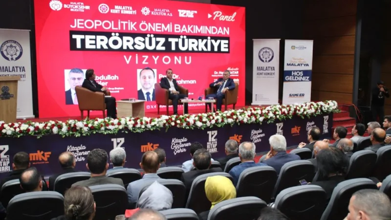 Malatya Kitap Fuarı'nda 'Terörsüz Türkiye Vizyonu' Ele Alındı