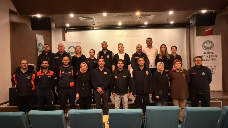 Manisa'da Afet Bilinci Seferberliği: 42 Personel Eğitmen Oldu