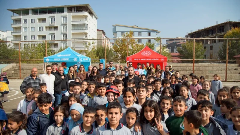 Muş'ta İlkokul Öğrencilerine Sağlıklı Yaşam Eğitimi