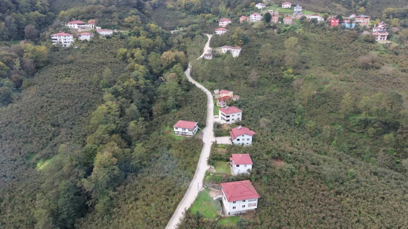 Ordu'da Mübarek ile Dikence Mahallelerini Birleştiren Yol Betonla Kaplandı