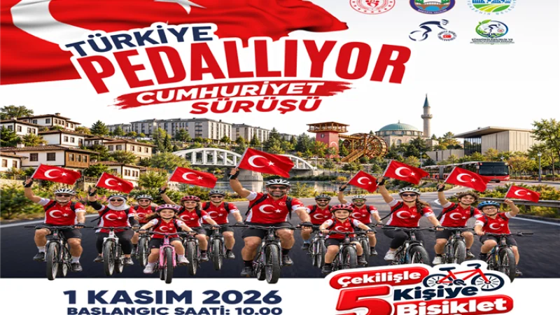 Sakarya'da Cumhuriyet Sürüşü İçin Pedal Çevrilecek
