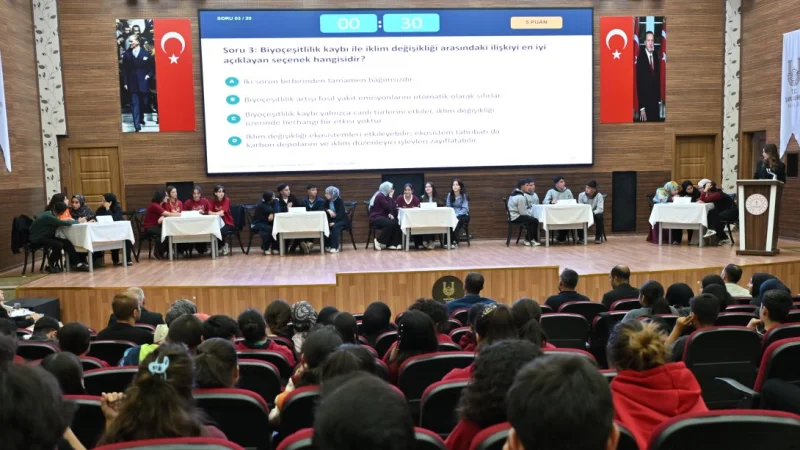 Şanlıurfa'da Çevre Bilinci Yarışması: İl Birincisi Ceylanpınar Fen Lisesi Oldu