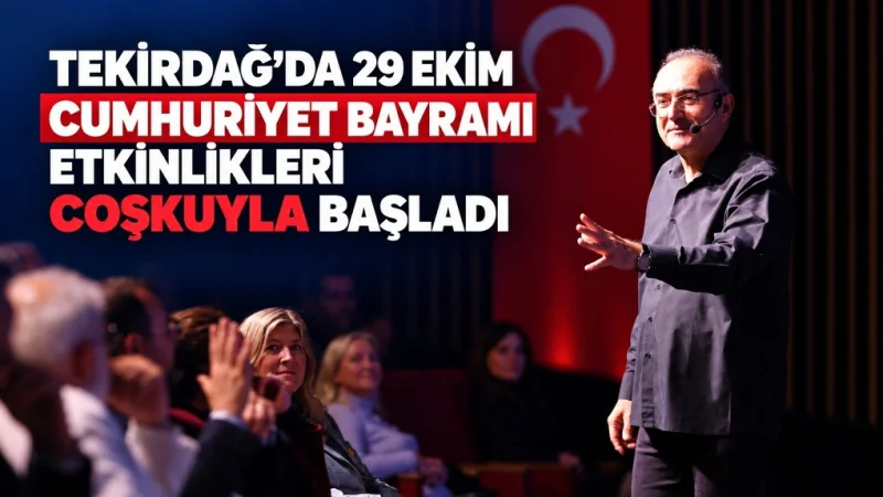 Tekirdağ'da 29 Ekim Cumhuriyet Bayramı Etkinlikleri Sergi ve Söyleşiyle Başladı