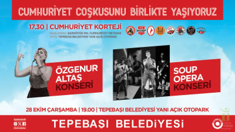 Tepebaşı'nda Cumhuriyet Bayramı Kortej ve Konserlerle Kutlanacak